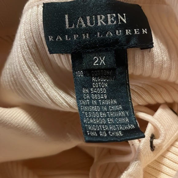 Ralph Lauren Cotton Knitted Sweater  Size 2X - Picture 9 of 9